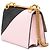 Fendi Black Fila Mania Small Multicolor Zucca Embossed Leather Kan I Crossbody Nero - vista 2