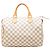 Louis Vuitton White Damier Azur Speedy 30 Branco