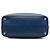 Sac à main Prada Blue Medium Saffiano Cuir à double anse Bleu Bleu foncé - vue 3