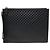 Gucci Black Microguccissima Clutch Schwarz