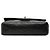 Chanel Black Medium Classic Lambskin Double Flap Negro - vista 3