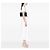 Chanel Black Medium Classic Lambskin Double Flap Negro - vista 6