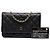 Chanel Black CC Quilted Caviar Wallet on Chain Schwarz - Ansicht 7