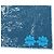 Foulard in seta Hermès Blue Amis Pour La Vie 45 - vista 3