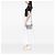Chanel Gabrielle Hobo Small in vitello metallizzato argento con cuciture CC - vista 6