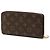 Portafoglio Lungo Zippy Louis Vuitton Brown Monogram Marrone - vista 2