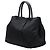 Bolso Tote Prada de Tessuto Negro con Lazo Fiocco - vista 2