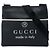 Borsa a tracolla Gucci Black GG Supreme Trademark Logo