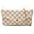 Louis Vuitton White Damier Azur Pochette Felicie Bianco