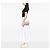 Louis Vuitton White Damier Azur Pochette Felicie Bianco - vista 6