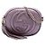 Gucci Mini Borsa a Tracolla Soho in Pelle di Vitello Martellata Metallizzata Viola con Catena Porpora