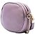 Gucci Mini Borsa a Tracolla Soho in Pelle di Vitello Martellata Metallizzata Viola con Catena Porpora - vista 2