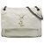 Autre Marque Saint Laurent White Medium Crinkled Calfskin Niki Bianco Crudo