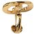 Dior Gold vergoldete CD Logo Clip-On Ohrringe Golden - Ansicht 3