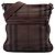 Bolso bandolera Burberry Brown Exploded Check de algodón Castaño Marrón oscuro