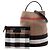 Burberry Ashby Bucket Bag aus Mega Check Canvas in Braun, Größe Medium Hellbraun - Ansicht 7