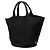 Bolso Tote Prada de lona Canapa con logo negro - vista 2