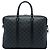 Louis Vuitton Black Damier Graphite Porte Documents Voyage PM Noir