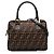 Fendi Satchel-Tasche aus braunem Zucca-Canvas
