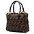 Fendi Satchel-Tasche aus braunem Zucca-Canvas - Ansicht 2