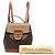 Mochila Louis Vuitton Brown Monogram Reverse Dauphine PM Castaño - vista 7