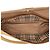 Bolsa de ombro com aba em couro bege Burberry - vista 4