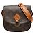 Bolso bandolera Louis Vuitton Monogram Mini Saint Cloud Castaño