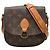 Bolso bandolera Louis Vuitton Monogram Mini Saint Cloud Castaño