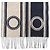 Hermès Sciarpa in cashmere bicolore Hermes Band de Repos Beige Blu navy - vista 3