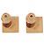 Hermès Pendientes Hermes Medor Metal Marron Glacé - vista 3