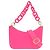 Borsa a tracolla mini in pelle con catena Rubila Christian Louboutin Rosa