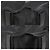 Borsa Tote Burberry Black Trench Nero - vista 5