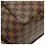 Bolso Tote Louis Vuitton Damier Belem MM Castaño - vista 5