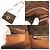 16 Céline Celine Vintage Circle Logo Macadam Schultertasche aus Leder Braun - Ansicht 6