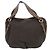 Céline Bolsa Celine Macadam Canvas em couro gofrado Marrom - vista 2