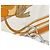 Hermès Foulard Hermes Twilly BRIDES ET GRIS Multicolore Beige - vista 2