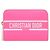 Tarjetero de piel rosa Christian Dior