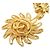 Pulseira Chanel Coco Mark motivo sol banhada a ouro Dourado - vista 4
