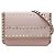 Bolsa de Ombro Valentino Rockstud Rosa