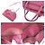 Borsa in pelle rosa Salvatore Ferragamo Gancini - vista 7