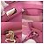 Borsa in pelle rosa Salvatore Ferragamo Gancini - vista 8