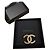 Broche Chanel CC Logo Doré Strass