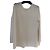 Barbara Bui Weißer Strickpullover mit Kette