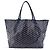 Goyard Saint Louis Coated Canvas PM Azul marino