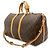 Sac Boston Louis Vuitton Monogram Keepall Bandoulière 45 Marron - vue 3