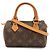 Sac à main Louis Vuitton Monogram Mini Speedy Marron - vue 2