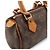Sac à main Louis Vuitton Monogram Mini Speedy Marron - vue 8