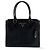 Prada saffiano tote Leather Black