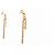 NUOVI ORECCHINI PIAGET SUNLIGHT IN ORO 18K 5.8GR 30 DIAMANTI 2.7CT D'oro - vista 4