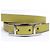 Hermès BRASLETE HERMES BEHAPI DOUBLE TOUR REVERSIBLE T XS CUERO AMARILLO MARRÓN CAJA - vista 8